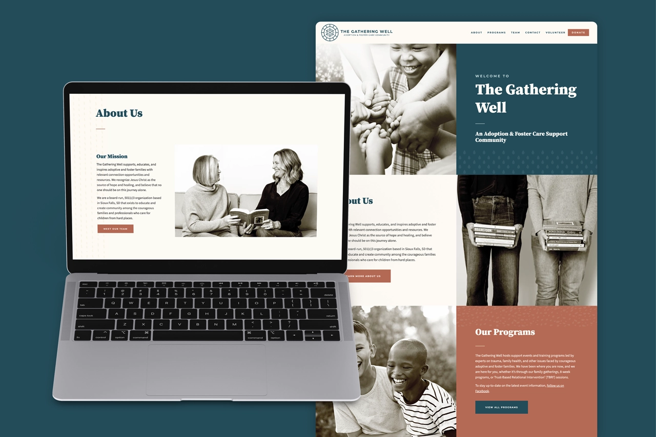 The Gathering Well website pages